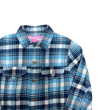 Load image into Gallery viewer, JUNYA WATANABE COMME des GARCONS MAN PINK ARCHIVE ジュンヤワタナベ コムデギャルソンマン ピンク 03AW 製品洗い加工コットンフランネルチェックトラッカージャケット UK-J007
