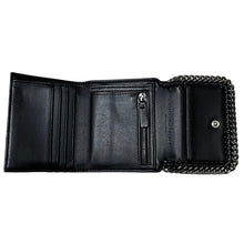 Lade das Bild in den Galerie-Viewer, STELLA McCARTNEY ステラマッカートニー Falabella ファラベラ SMALL FLAP WALLET チェーンデザイン三つ折り財布 431000 W9132
