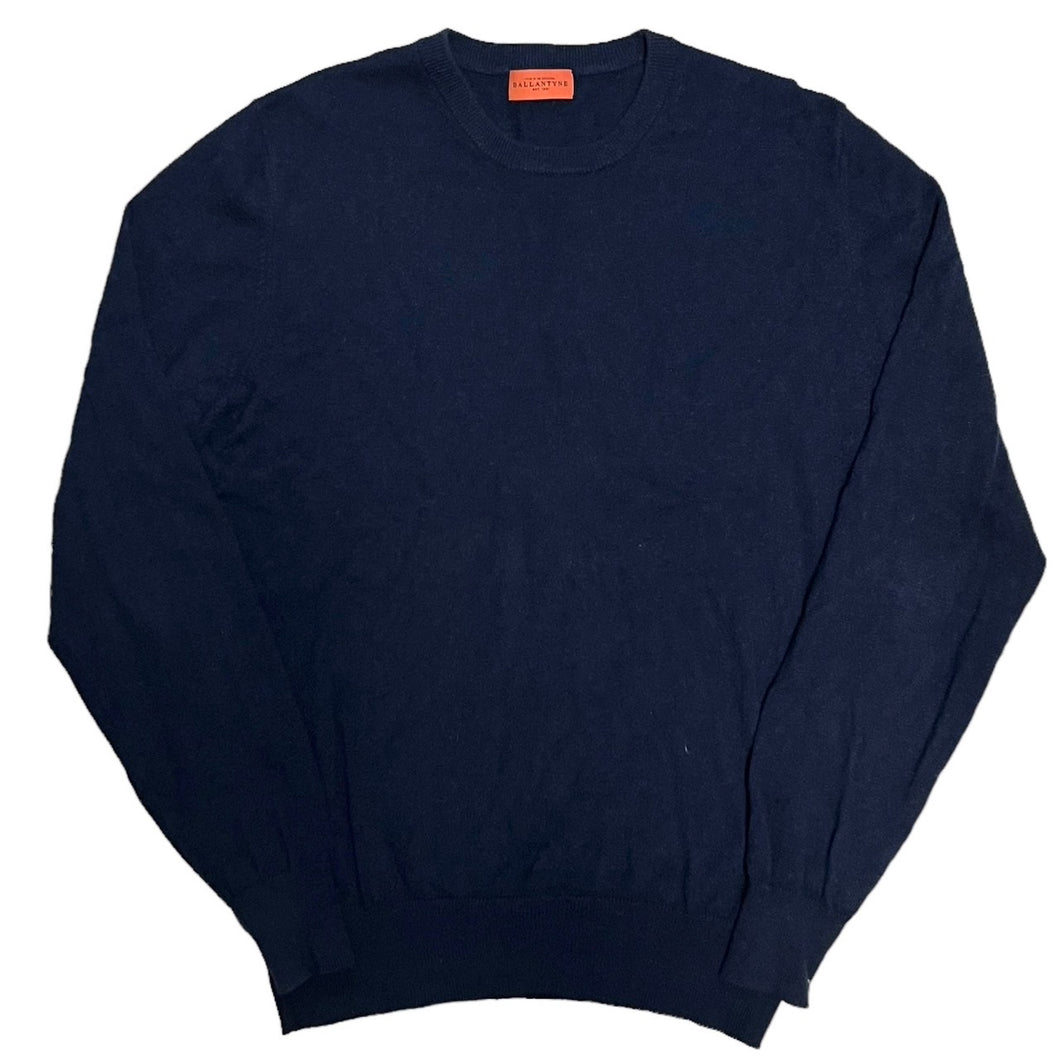 BALLANTYNE バランタイン カシミヤクルーネックニットセーター