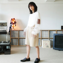 Load image into Gallery viewer, SUNSEA サンシー 19SS FAT LONG T 19S09 レザーパッチロングスリーブTシャツ
