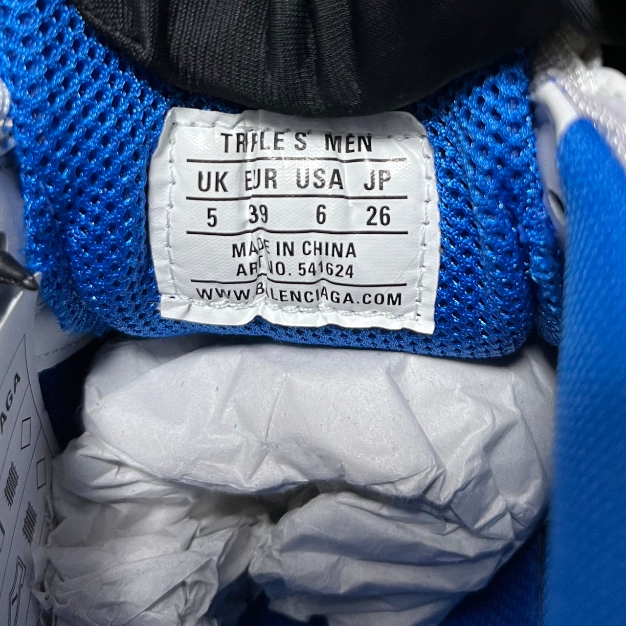 Lade das Bild in den Galerie-Viewer, BALENCIAGA バレンシアガ Triple S トリプルエス ロゴスニーカー 541624