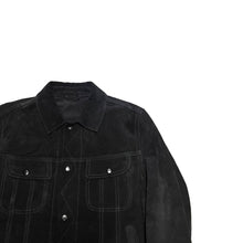 Load image into Gallery viewer, VINCE. ヴィンス Suede Trucker Jacket スウェードレザージャケット
