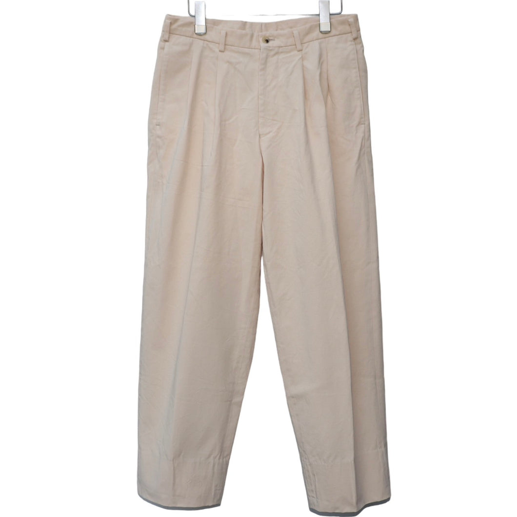 HEUGN ユーゲン George 2 PLEATED CHINO TROUSER TROUSER006 2タックテーパードチノパンツ