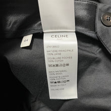 画像をギャラリービューアに読み込む, CELINE セリーヌ ウールギャバジンボクシージャケット フレアパンツ セットアップスーツ 2V74G650D 2P613650D
