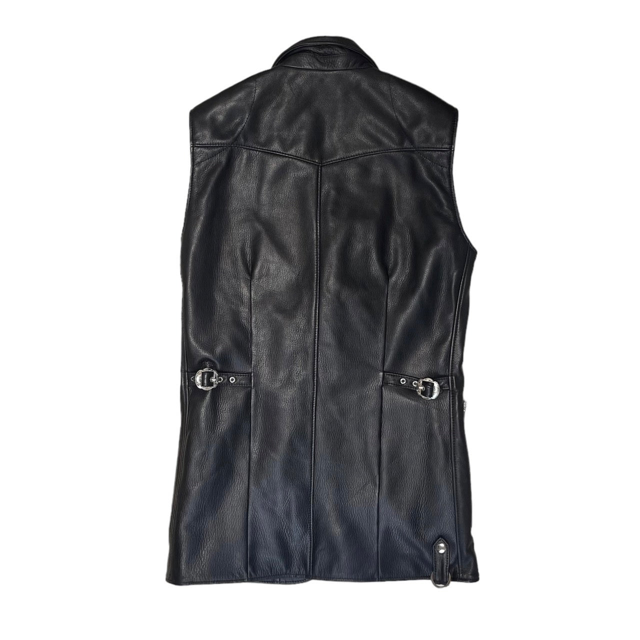 MASU エムエーエスユー 23SS I'M READY Leather Vest スタッズレザー