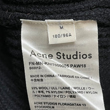 画像をギャラリービューアに読み込む, Acne Studios アクネストゥディオズ 18AW Fisherman sweater ハーフジップニットセーター
