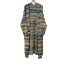 Lade das Bild in den Galerie-Viewer, GRIFONI alpaca mohair long knit cardigan
