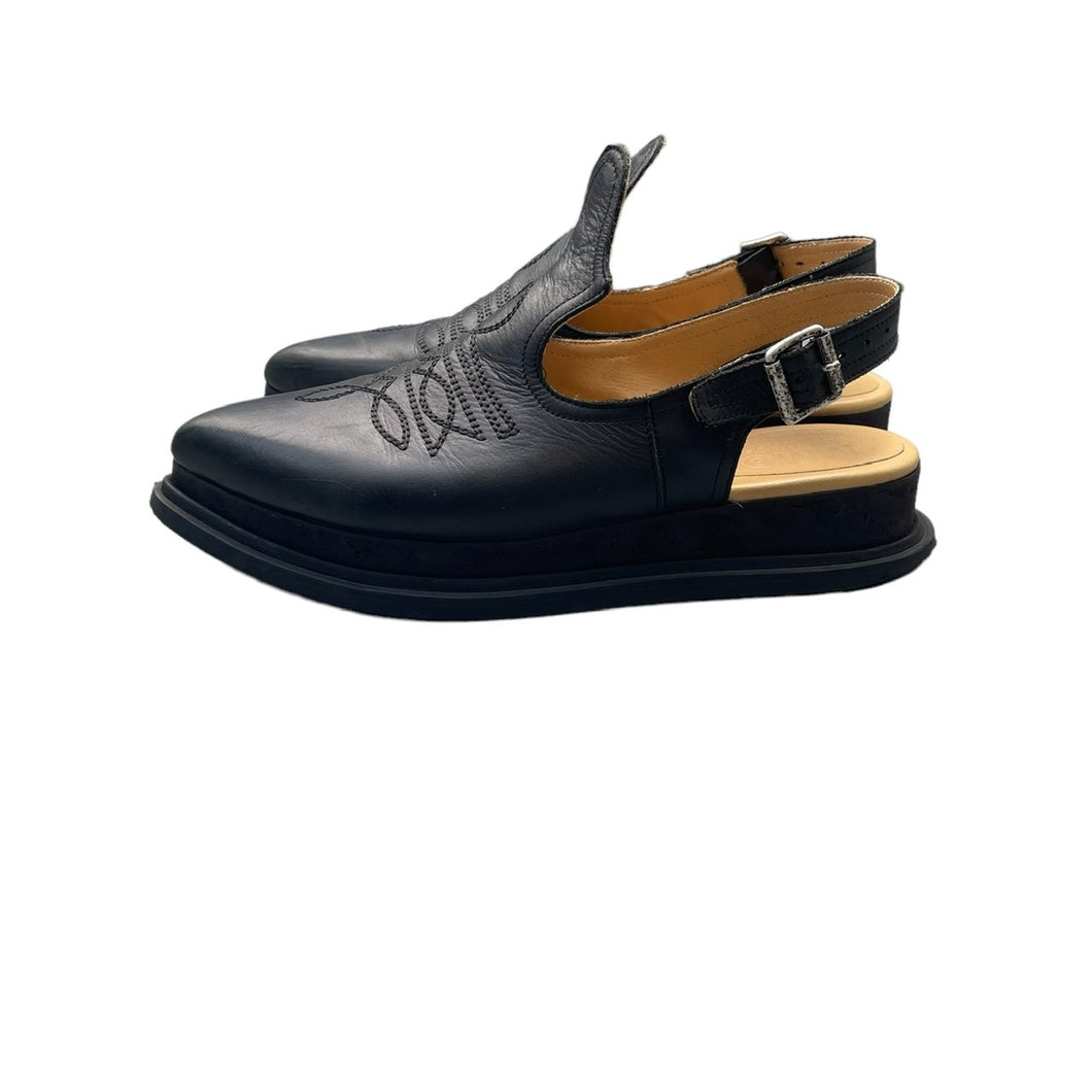 MM6 16SS platform cork sandal