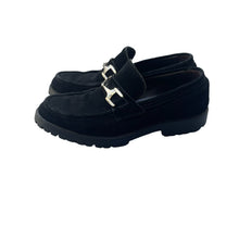 画像をギャラリービューアに読み込む, GUCCI suede leather loafers
