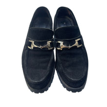 画像をギャラリービューアに読み込む, GUCCI suede leather loafers
