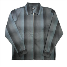 画像をギャラリービューアに読み込む, STUSSY 21AW SHADOW PLAID ZIP SHIRT
