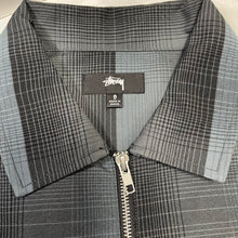 画像をギャラリービューアに読み込む, STUSSY 21AW SHADOW PLAID ZIP SHIRT
