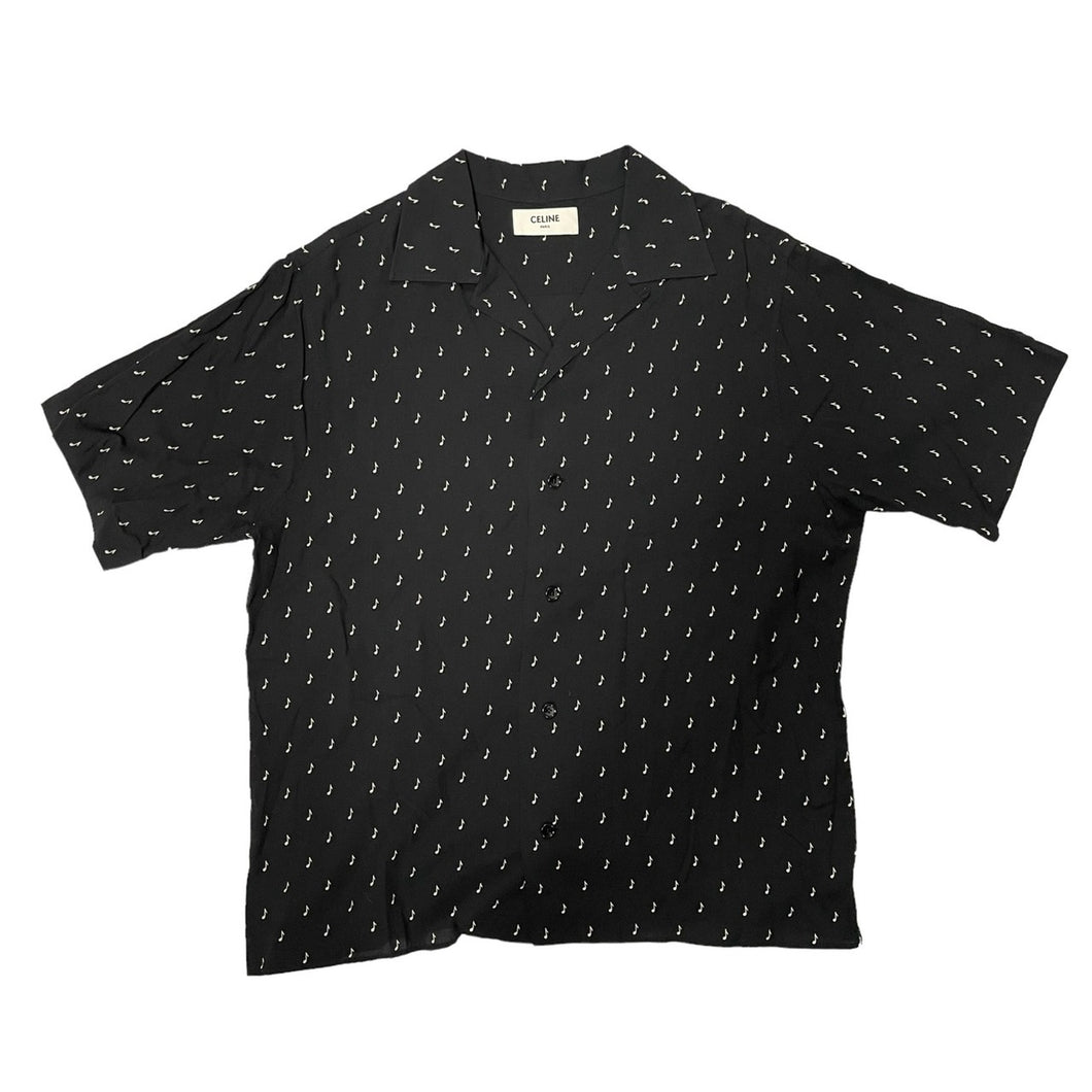 CELINE 19SS MUSIC NOTE PRINTED SHIRT