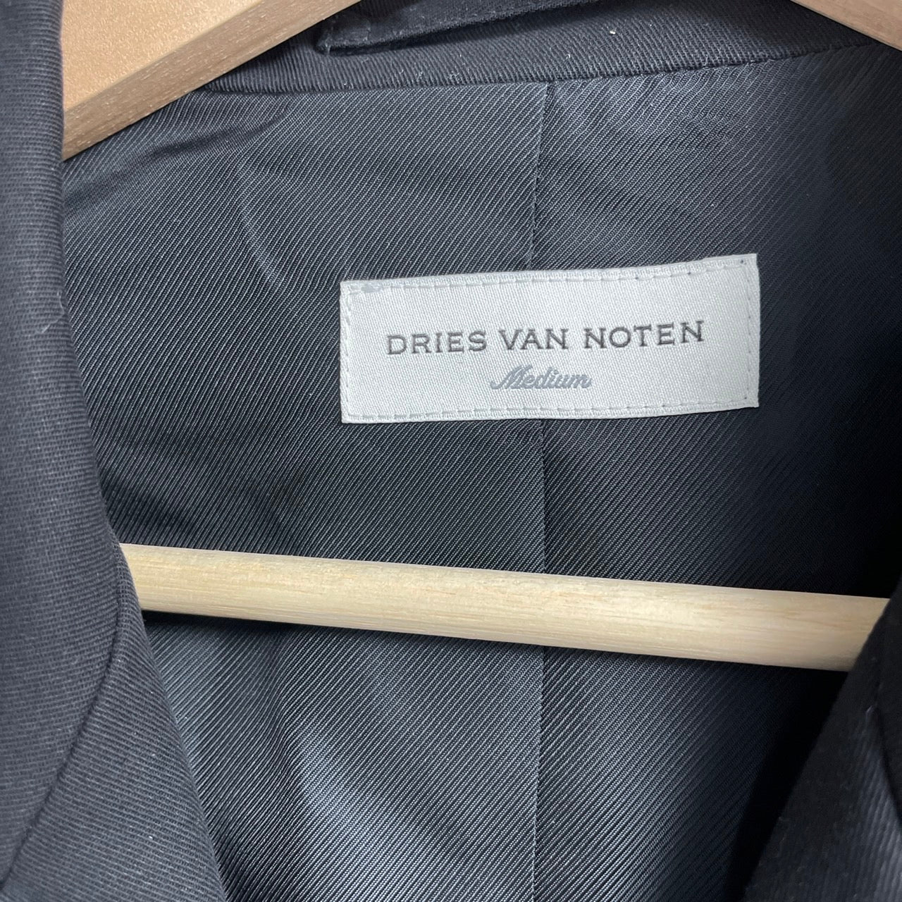 Dries Van Noten: Black Bayos Jacket | Men's Designer Clothes