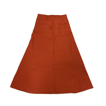 画像をギャラリービューアに読み込む, unfil 17AW PERUVIAN WOOL SERGE MIDI SKIRT
