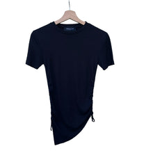 Load image into Gallery viewer, Andersson Bell CINDY ASYMMETRIC RUCHED T-SHIRT
