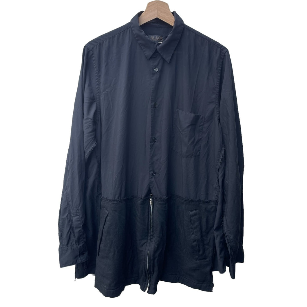 BLACK COMME des GARCONS 20SS Cut off shirt