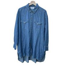 画像をギャラリービューアに読み込む, CELINE 22SS denim oversized shirt
