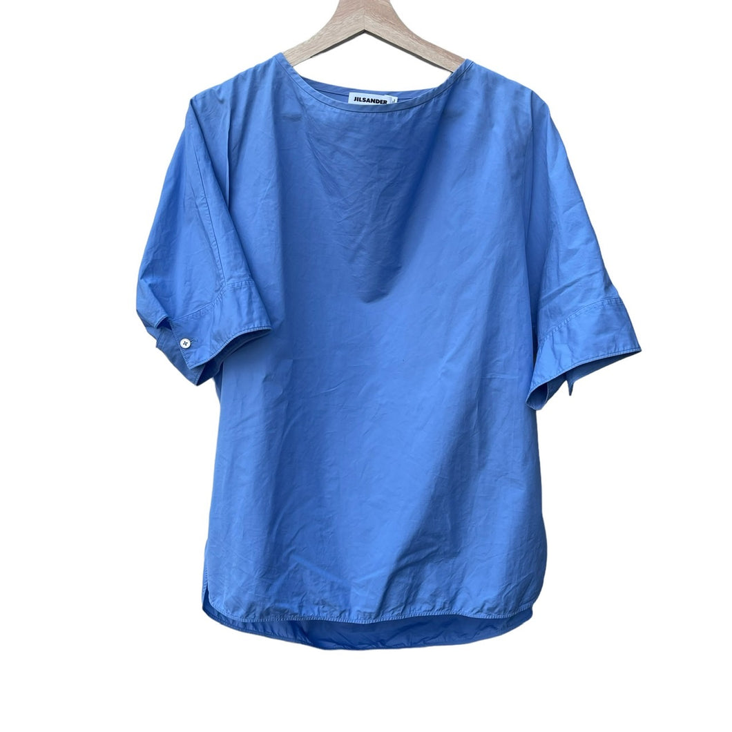 JIL SANDER Darted Short Sleeve Blouse