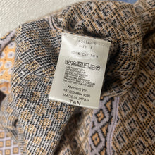 画像をギャラリービューアに読み込む, TAN タン KOMON JQ SHIRTS 小紋柄シャツカーディガン 644
