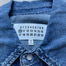 画像をギャラリービューアに読み込む, Maison Margiela メゾンマルジェラ 22SS オーバーサイズデニムウエスタンシャツ 680
