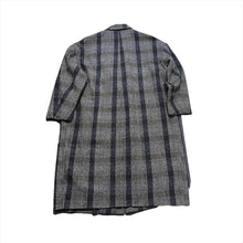 画像をギャラリービューアに読み込む, CLANE クラネ 18AW OVER CHESTER CHECK COAT  737
