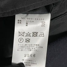 画像をギャラリービューアに読み込む, COMOLI コモリ 19AW ダブルブレストカシミヤチェスターコート
