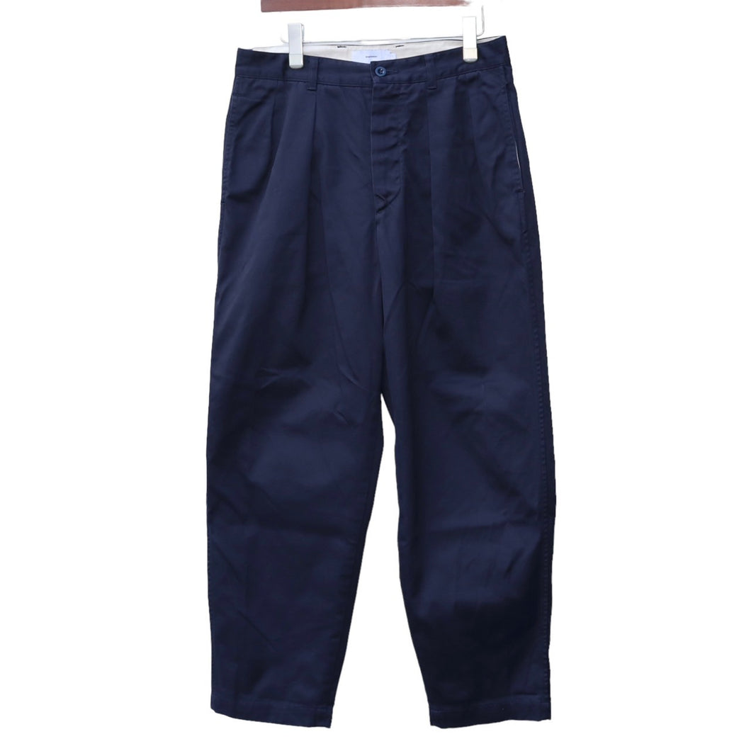 Graphpaper 그래프 종이 23SS Suvin Chino Tuck Tapered Pants 스빈티노택 테이퍼드 팬츠 GM231-40178B 