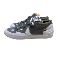 이미지를 갤러리 뷰어에 로드 , NIKE×sacai 나이키 사카이 BLAZER LOW IRON GREY 로우 컷 스니커 DD1877-002 
