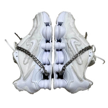 将图片加载到图库查看器，NIKE×COMME des GARCONS ナイキ コムデギャルソン 19SS WMNS Shox TL White CJ0546-100 ロゴチェーンスニーカー
