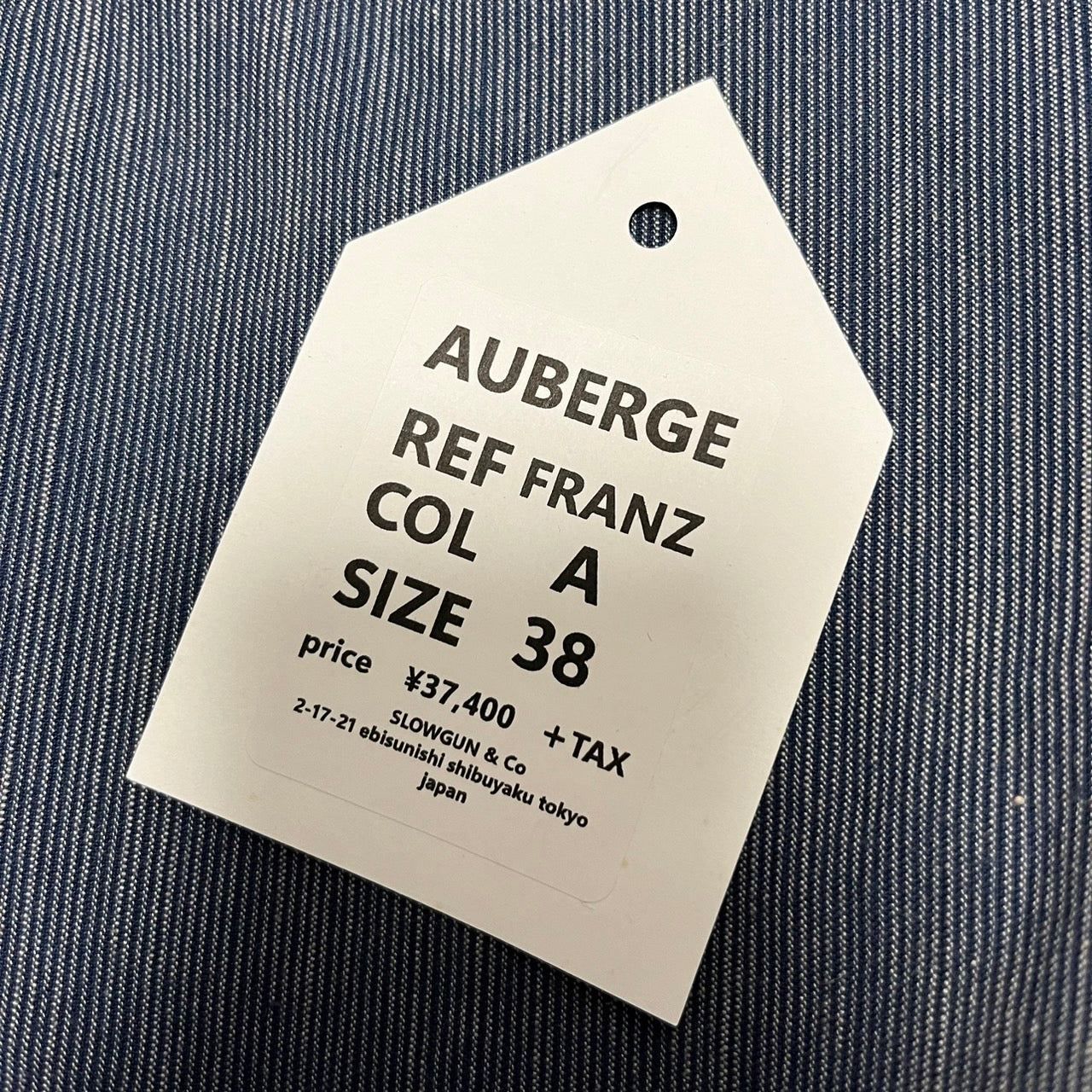 画像をギャラリービューアに読み込む, AUBERGE オーベルジュ FRANZ ストライプシャツ