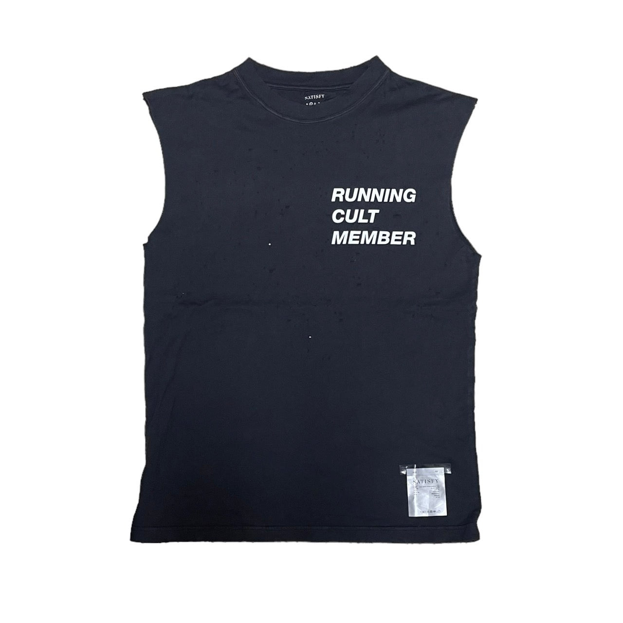 Satisfy サティスファイ CULT MOTH EATEN MUSCLE TEE ダメージ加工 
