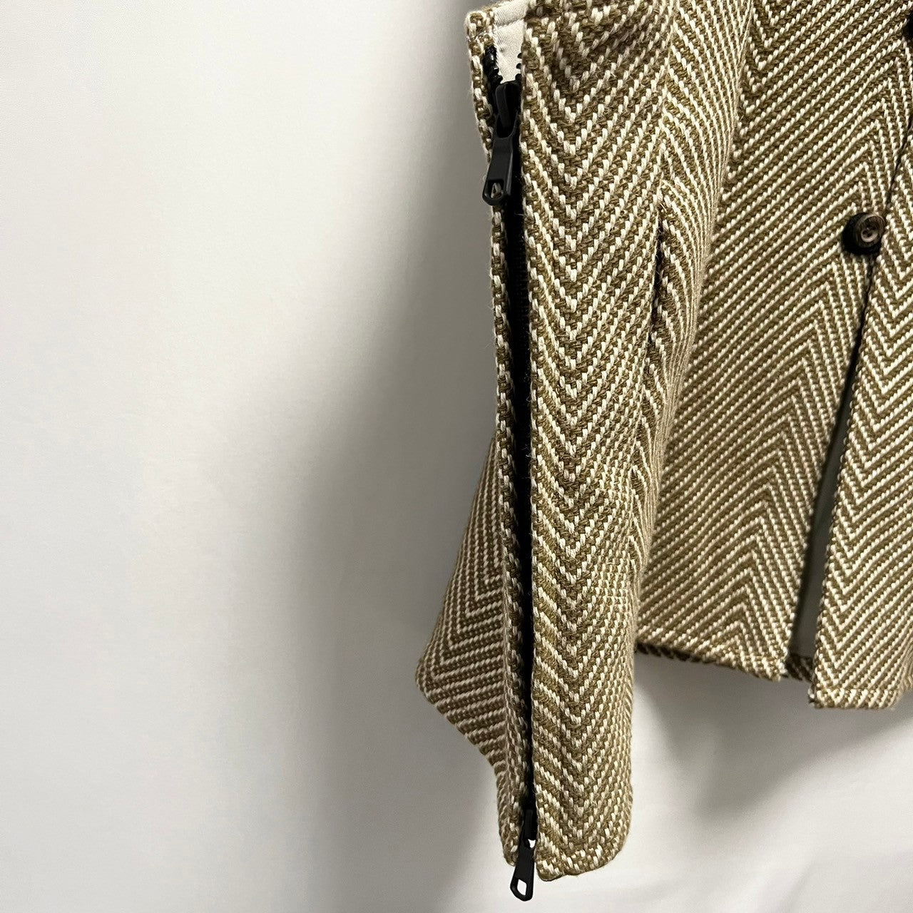 画像をギャラリービューアに読み込む, ANCELLM アンセルム 22AW HERRINGBONE OVER VEST ヘリンボーンオーバーベスト ANC-JK13-B
