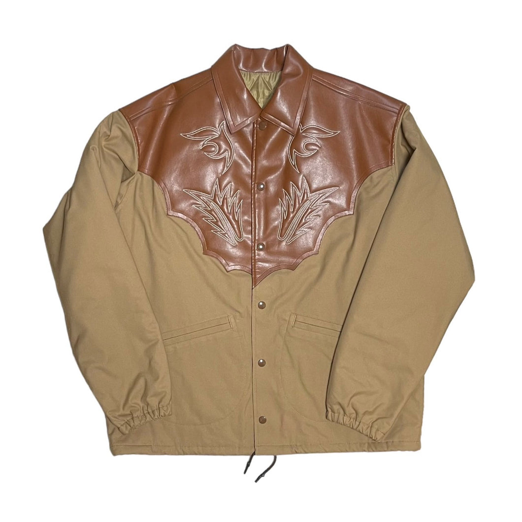 TOGA VIRILIS Togavi Release 21AW Fake Leather Strech Blouson 가짜 가죽 스트레치 블루존 TV12-FC364 