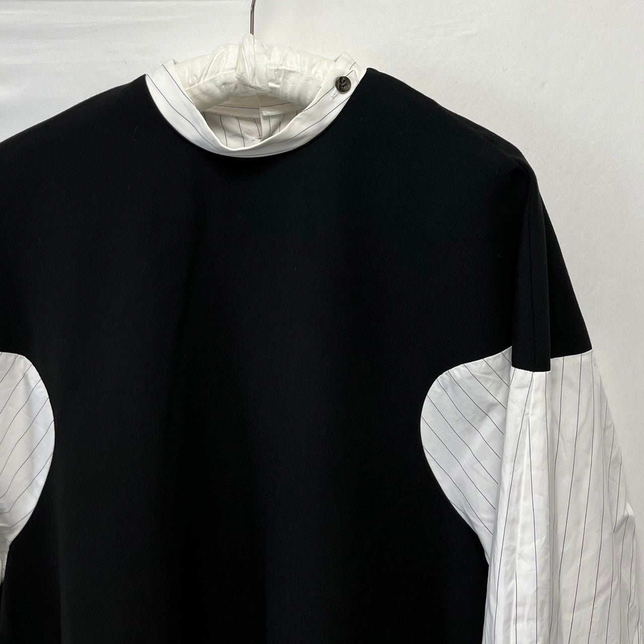 ENFOLD エンフォルド 22AW COMBI PULLOVER ダブルクロスコンビプル 