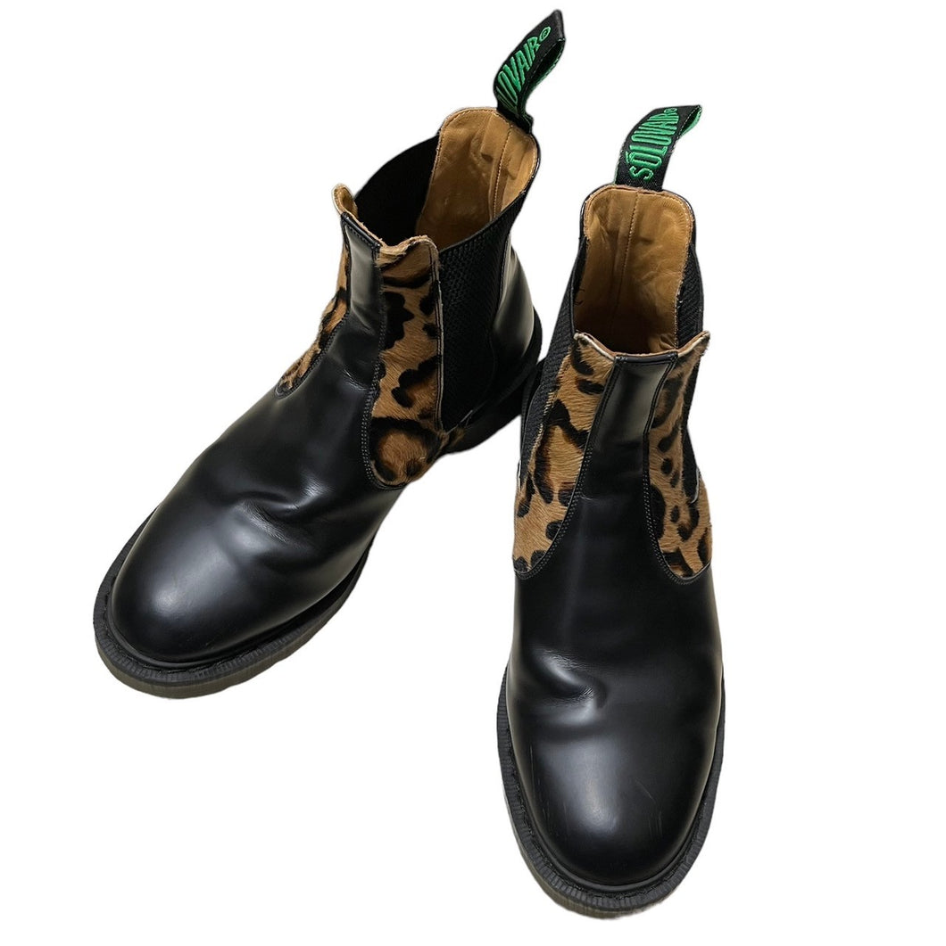 TTT MSW×SOLOVAIR ティー ソロベアー 21AW DEALER BOOTS レオパードハラコデザインレザーブーツ