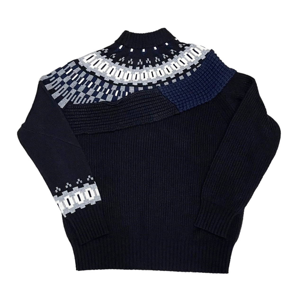 メンズSacai サカイ Wool Knit Pullover 21-02613M
