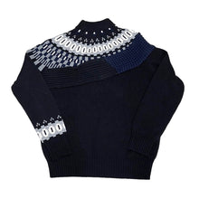 将图片加载到图库查看器，sacai サカイ 21AW Wool Knit Pullover ノルディック柄ウールニットプルオーバー 21-02610M 1320
