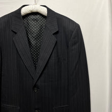 Lade das Bild in den Galerie-Viewer, COMME des GARCONS HOMME DEUX コムデギャルソンオムドゥ 13AW 裏地ドット柄ストライプウールセットアップスーツ ジャケット パンツ AD2013
