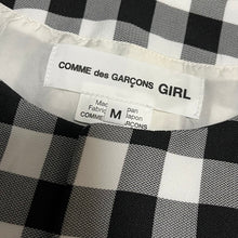 이미지를 갤러리 뷰어에 로드 , COMME des GARCONS GIRL 콤데 걸슨 걸 21SS 깅엄 체크 컬러리스 쇼트 재킷 NG-J008 
