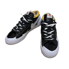 Load image into Gallery viewer, NIKE×sacai ナイキ サカイ Blazer Low Black Patent Leather ローカットレザースニーカー DM6443-001
