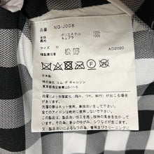 이미지를 갤러리 뷰어에 로드 , COMME des GARCONS GIRL 콤데 걸슨 걸 21SS 깅엄 체크 컬러리스 쇼트 재킷 NG-J008 
