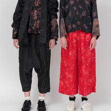 Lade das Bild in den Galerie-Viewer, COMME des GARCONS COMME des GARCONS コムコム コムデギャルソン 21SS LOOK16 ポリエステル縮絨加工サルエルイージークロップドパンツ RG-P014
