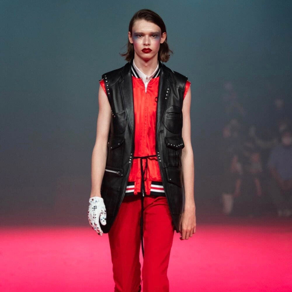トップス MASU I'M READY Leather Vest 23ss MASU エムエーエスユー 23SS I'M READY Leather Vest スタッズレザー