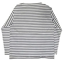 Load image into Gallery viewer, LE エルイー 22SS STANDARD BOATNECK バスクボーダーカットソー
