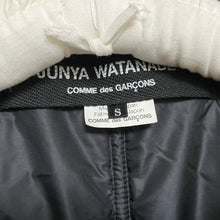 将图片加载到图库查看器，JUNYA WATANABE ジュンヤワタナベ 09AW フリルデザインナイロン中綿ダブルブレストコート 1371
